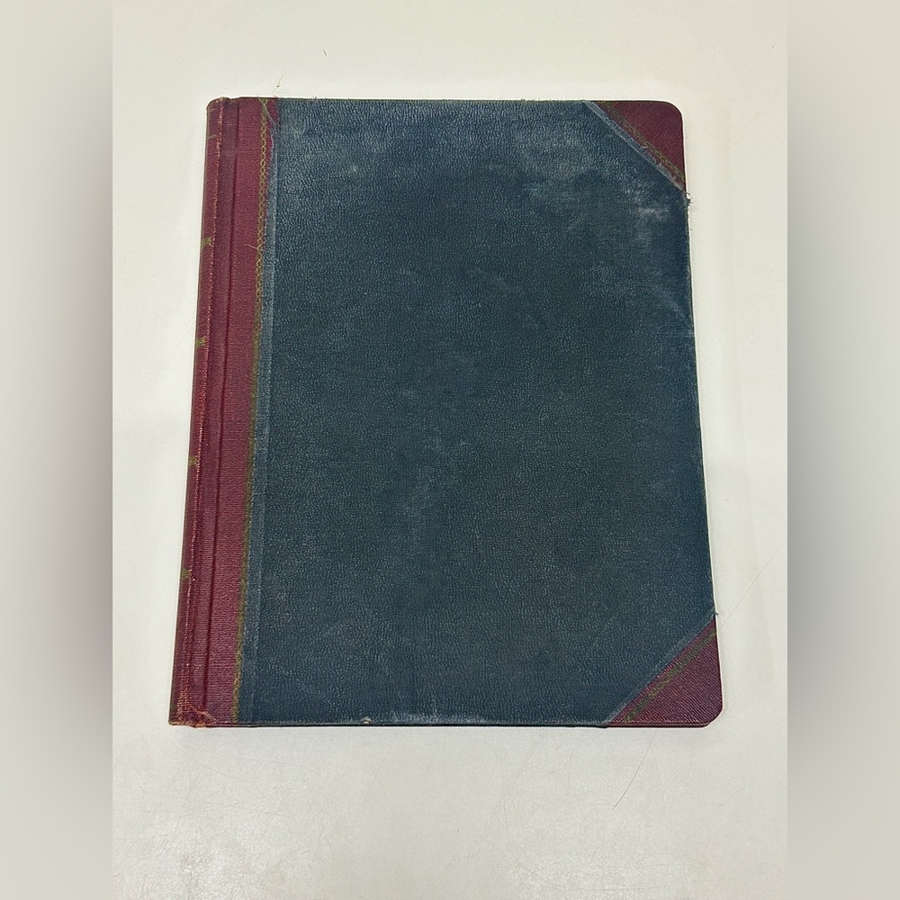 Antique Boorum & Pease Standard Columnar No. 23 Hardcover Accounting Ledger